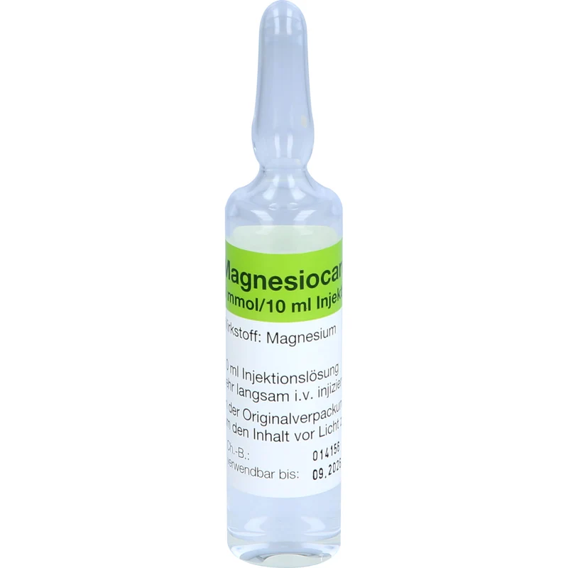 VERLA Magnesiocard i.v. Injektionslösung zur Magnesiumtherapie, 5 St. Ampullen