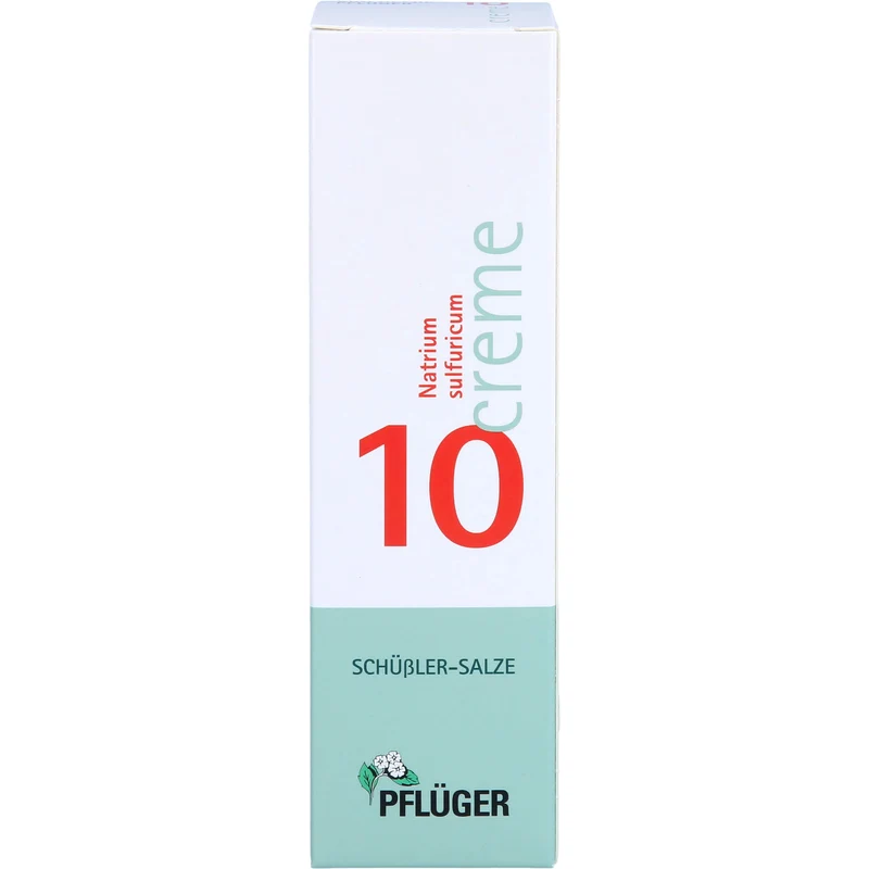 Biochemie Nr.10 Natrium sulfuricum Pflüger Creme, 75 g Creme