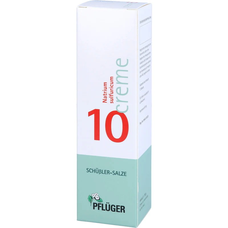 Biochemie Nr.10 Natrium sulfuricum Pflüger Creme, 75 g Creme