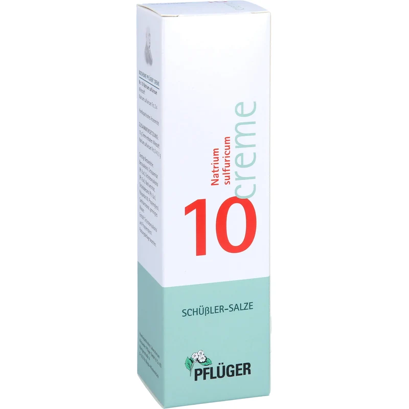 Biochemie Nr.10 Natrium sulfuricum Pflüger Creme, 75 g Creme