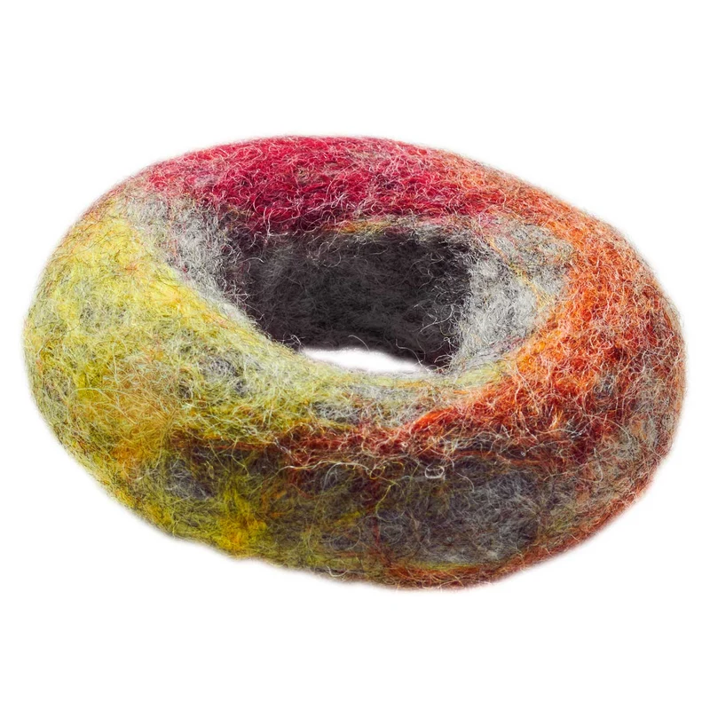 Katzenspielzeug Filzring
