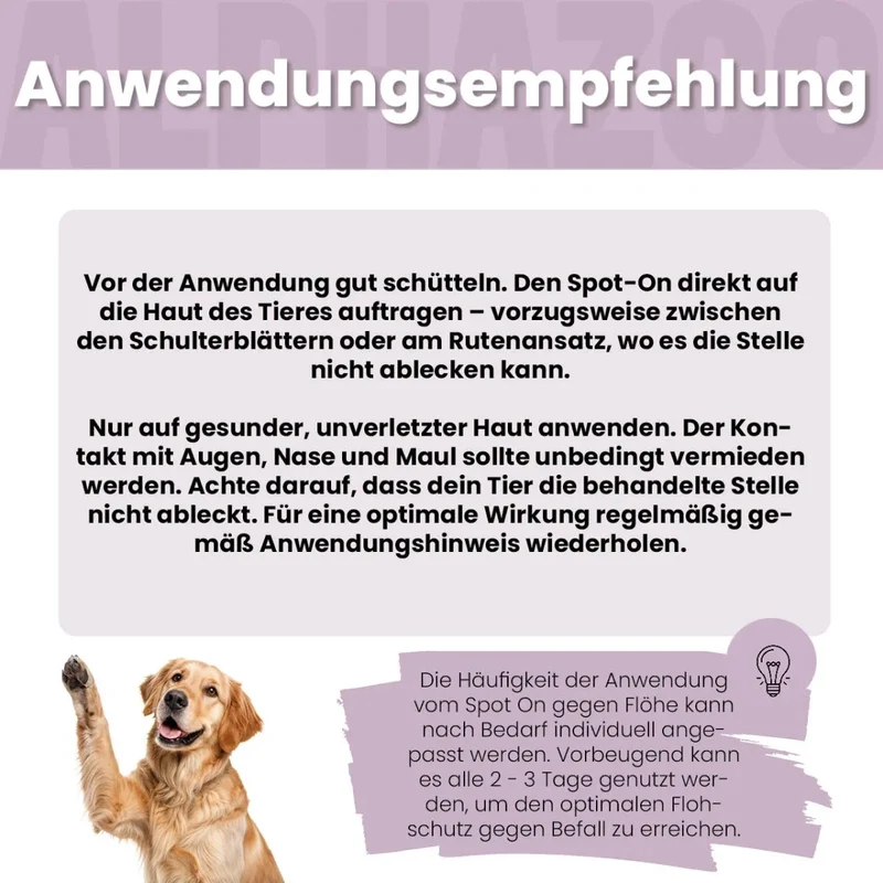 ByeByeVloh Spot-On für Hunde
