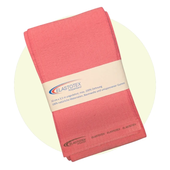 Elastotex Körperband Koralle - 10cm x 3,5m