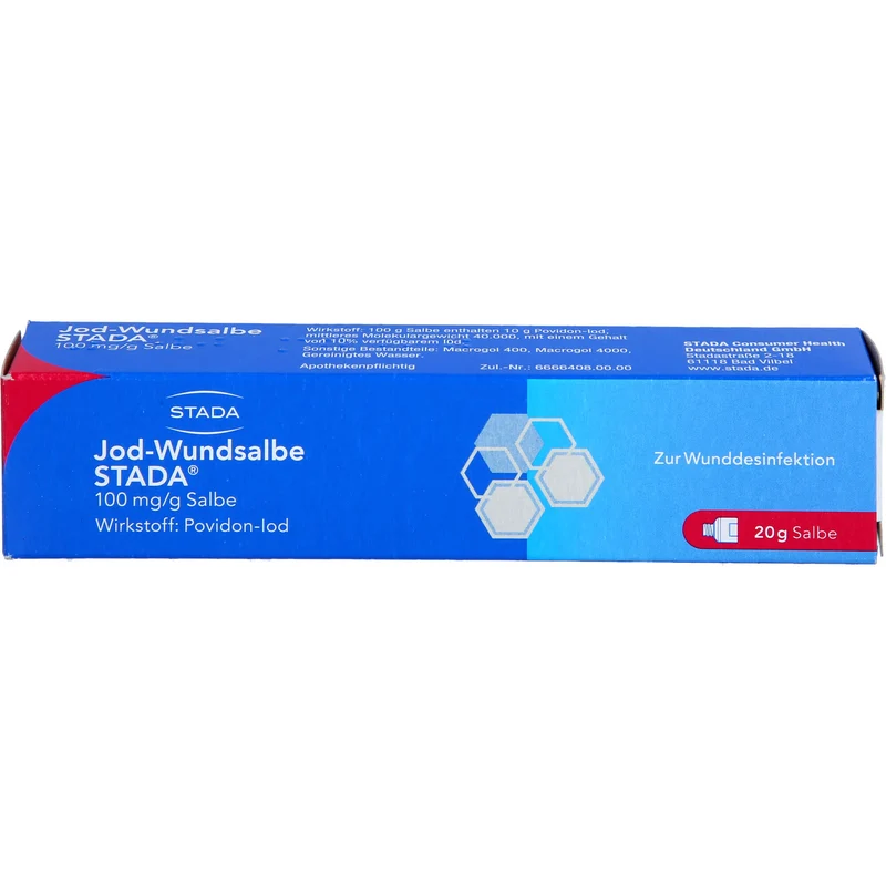 STADA Jod-Wundsalbe 100 mg/g Salbe, 20 g Salbe