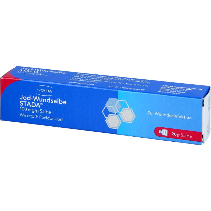 STADA Jod-Wundsalbe 100 mg/g Salbe, 20 g Salbe