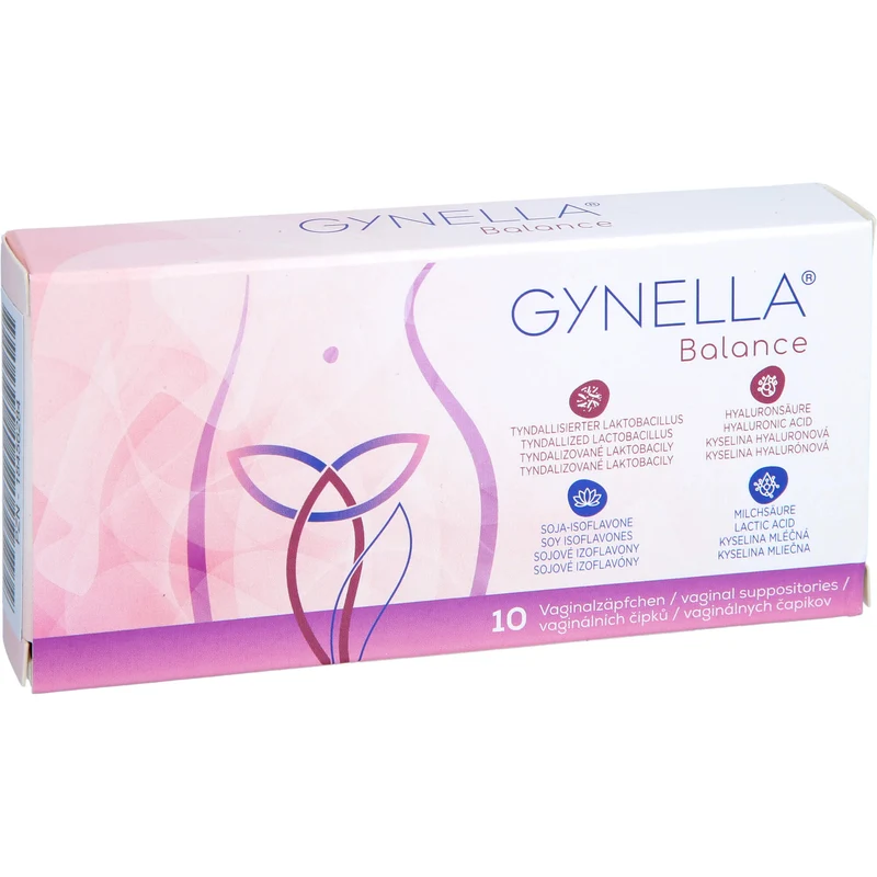 GYNELLA Balance Vaginalzäpfchen zur Aufrechterhaltung der Vaginalschleimhaut, 10 St. Zäpfchen