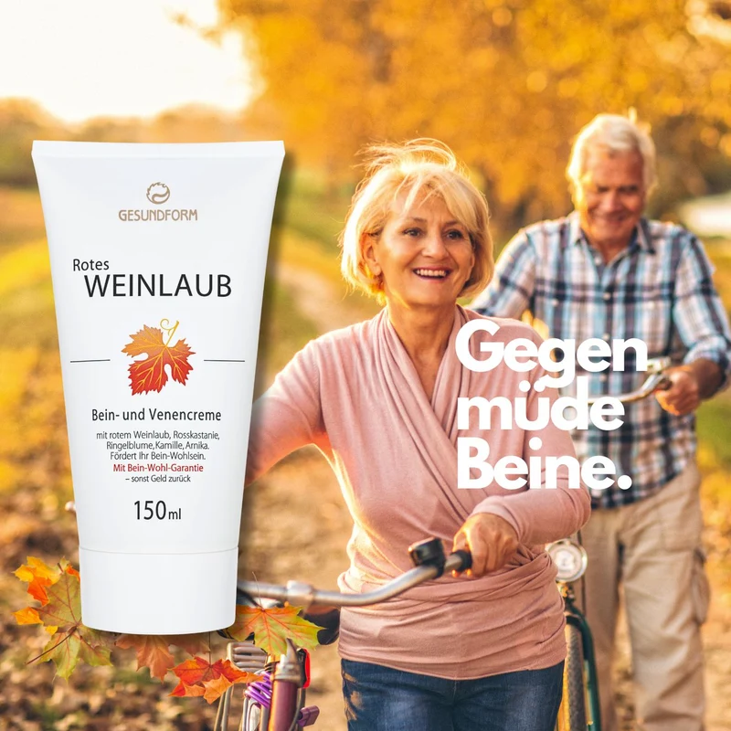 GESUNDFORM rotes Weinlaub Creme 150ml