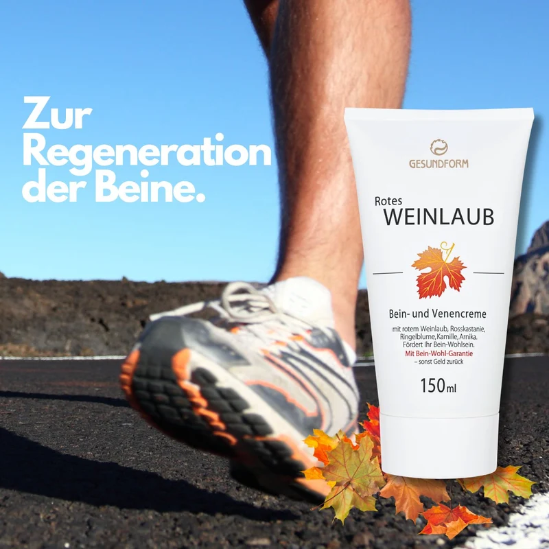 GESUNDFORM rotes Weinlaub Creme 150ml