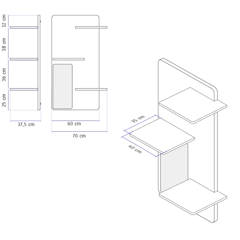 Kratzwand Relex 3 Liegeflächen