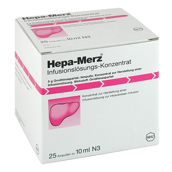 Hepa-Merz Infusionslösungs-Konzentrat bei gestörter Entgiftungsleistung der Leber, 250 ml Lösung