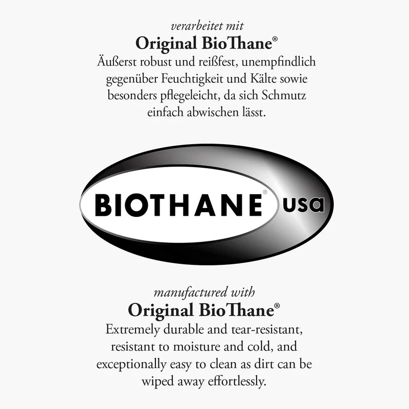 Halsung Wolmar BioThane® x Leder Alu-Strong