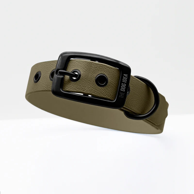 Biothane Hundehalsband | khaki