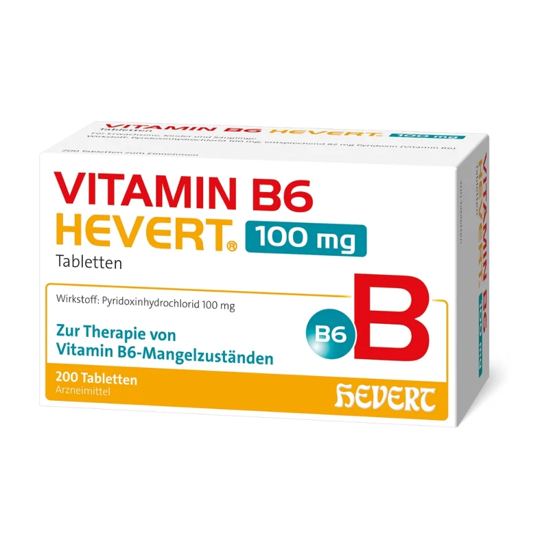 Hevert Vitamin B6 100 mg, 200 St. Tabletten