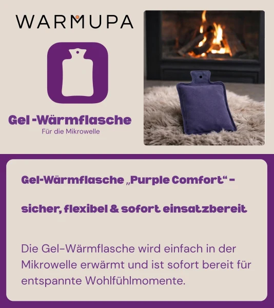 WARMUPA - Gel Wärmflasche für die Mikrowelle