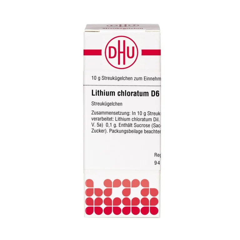 DHU Lithium chloratum D6 Globuli, 10 g Globuli
