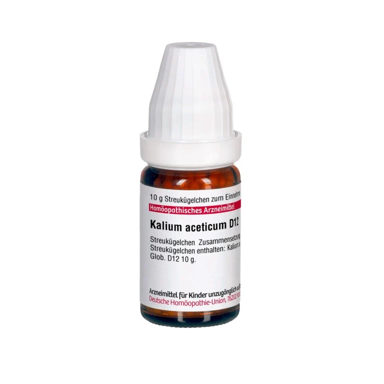 DHU Kalium aceticum D12 Globuli, 10 g Globuli