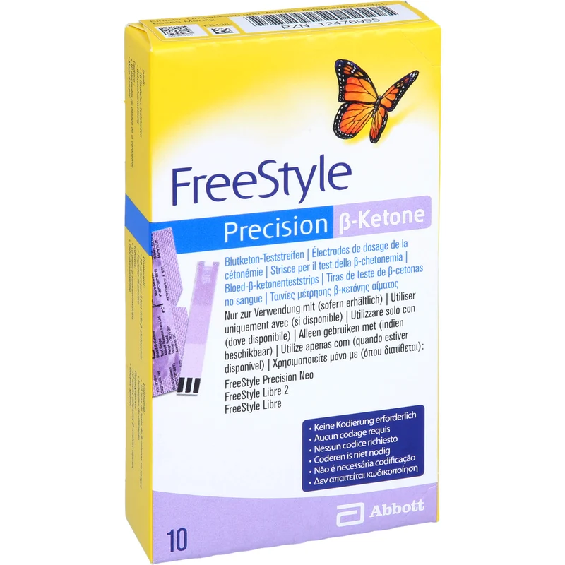 FreeStyle Precision ß Ketone Blutketon Teststreifen, 10 St. Teststreifen