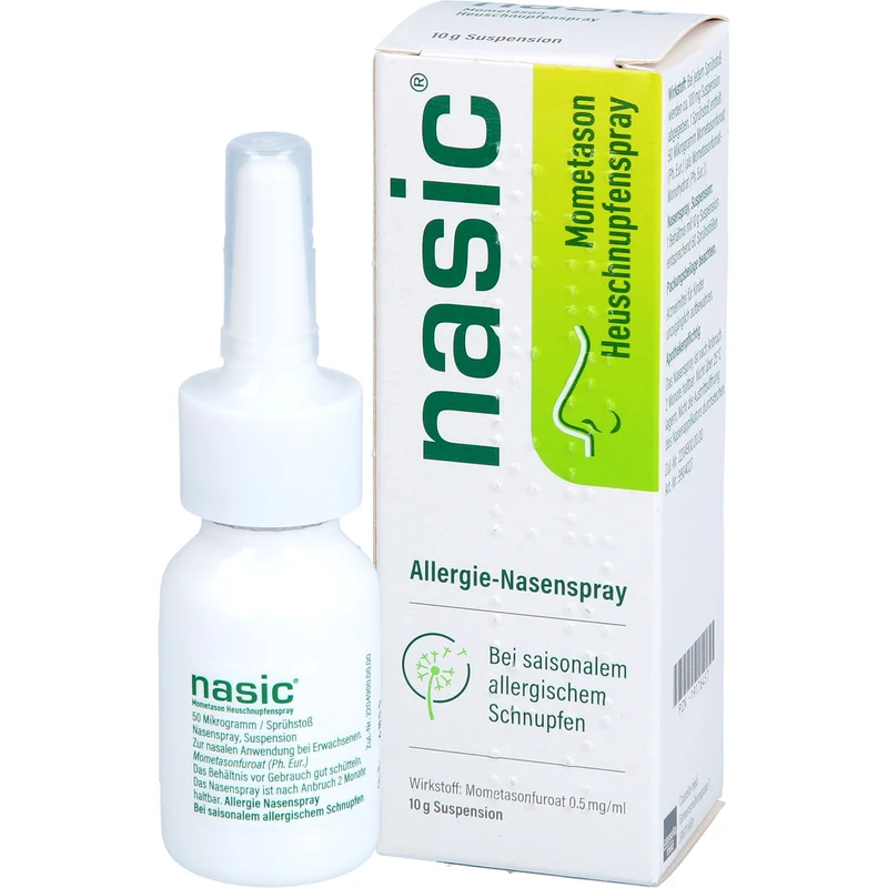 Nasic Mometason Heuschnupfenspray 50 Mikrogramm/Sprühstoß, 10 g Spray