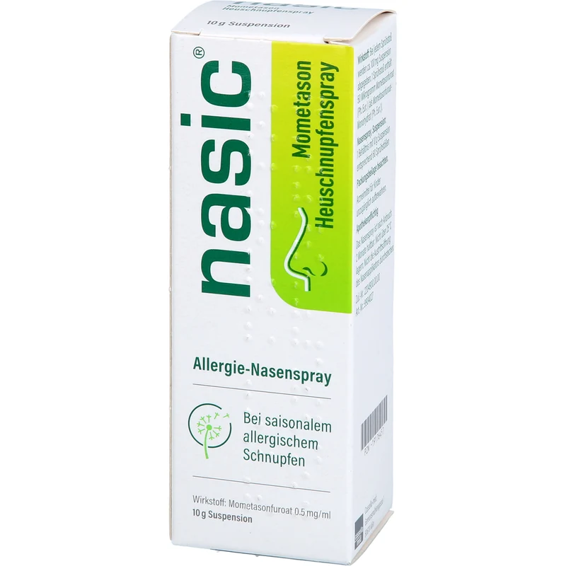 Nasic Mometason Heuschnupfenspray 50 Mikrogramm/Sprühstoß, 10 g Spray