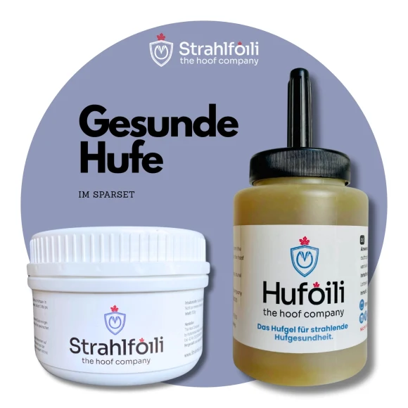 Strahlfoili und Hufoili - die Pflegekombination im Set