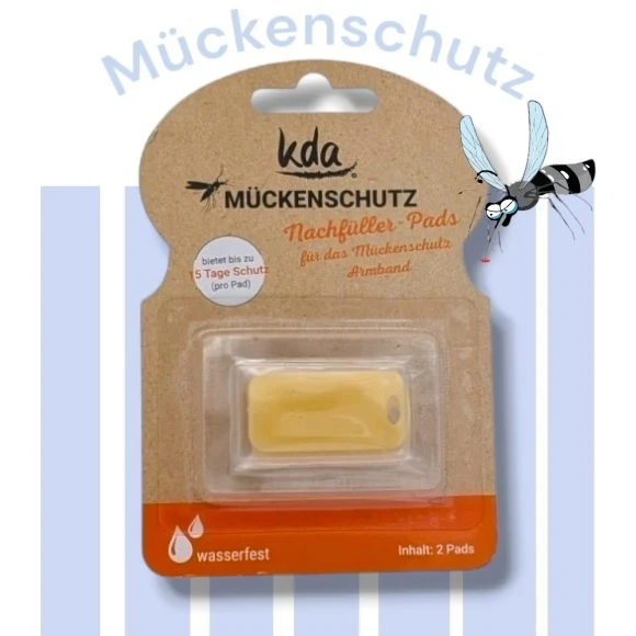 Mückenschutzarmband Nachfüll-Pads, 2 Stück