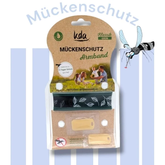 Mückenschutzarmband für Erwachsene, grün