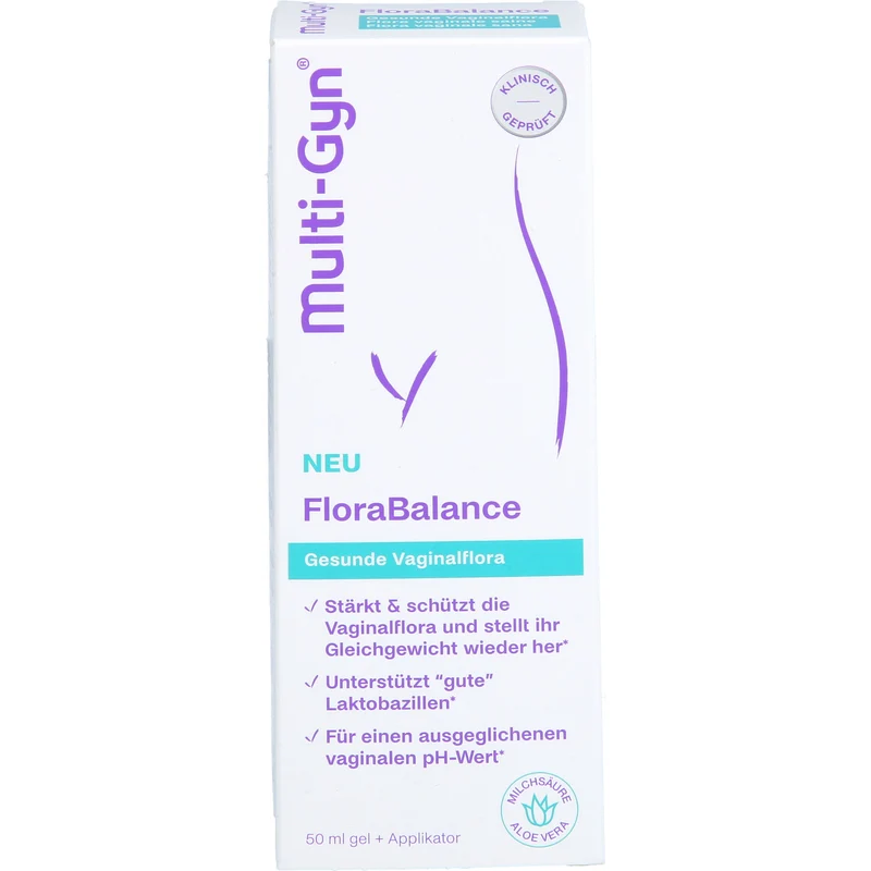 Multi-Gyn FloraBalance Gel zur Wiederherstellung, Stärkung und zum Schutz der Intimflora, 50 ml Gel