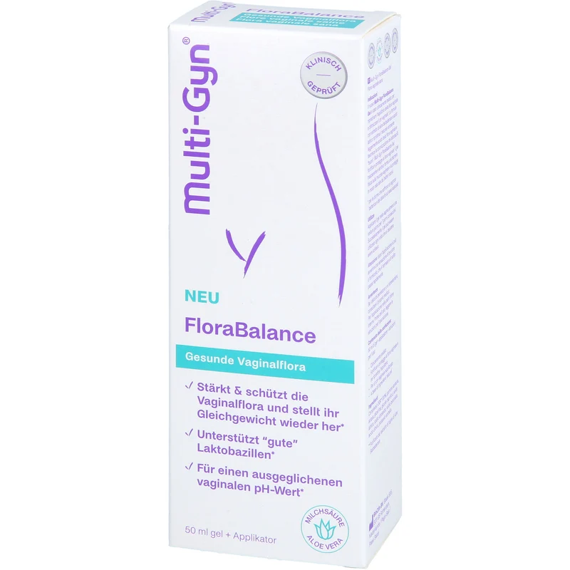 Multi-Gyn FloraBalance Gel zur Wiederherstellung, Stärkung und zum Schutz der Intimflora, 50 ml Gel