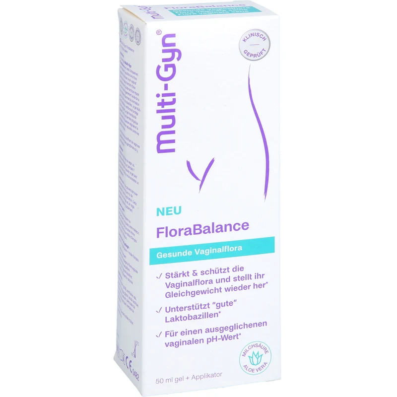Multi-Gyn FloraBalance Gel zur Wiederherstellung, Stärkung und zum Schutz der Intimflora, 50 ml Gel