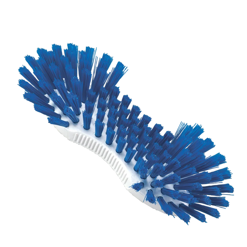 Schrob-borstel kookbestendig blauw