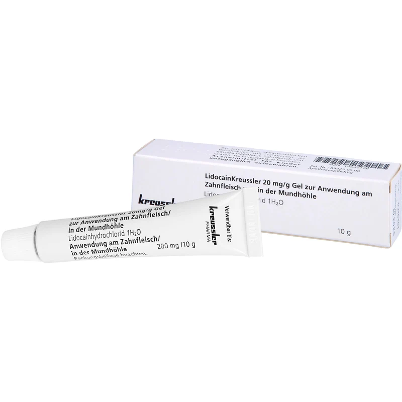 LidocainKreussler 20 mg/g Gel zur Anwendung am Zahnfleisch und in der Mundhöhle, 10 g GEL