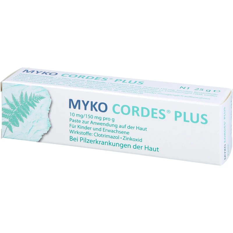 Myko Cordes® Plus 10 mg/150 mg pro g, Paste zur Anwendung auf der Haut, 25 g PST
