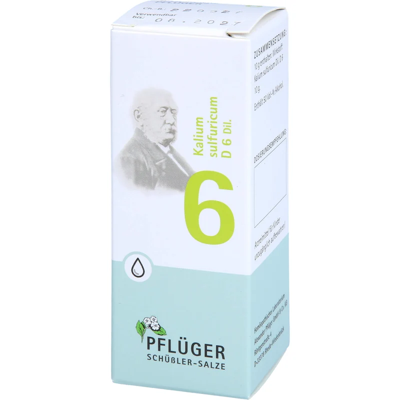 Biochemie Nr.6 Kalium sulfuricum D6 Pflüger Dil., 30 ml TRO
