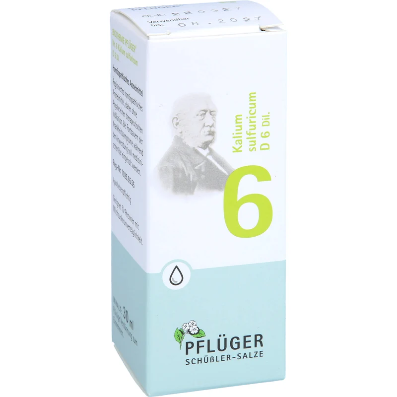 Biochemie Nr.6 Kalium sulfuricum D6 Pflüger Dil., 30 ml TRO