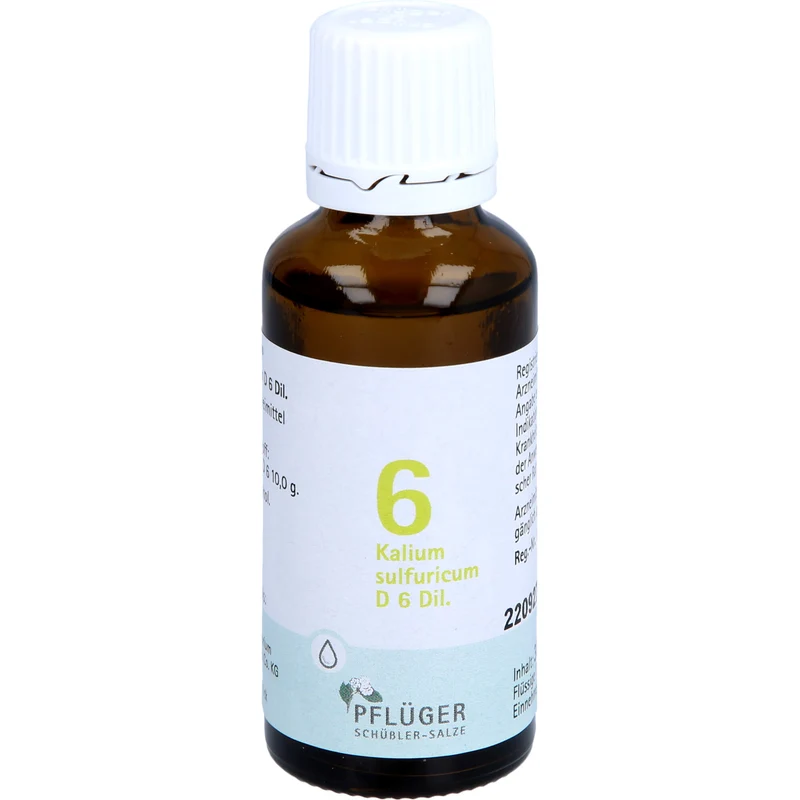 Biochemie Nr.6 Kalium sulfuricum D6 Pflüger Dil., 30 ml TRO