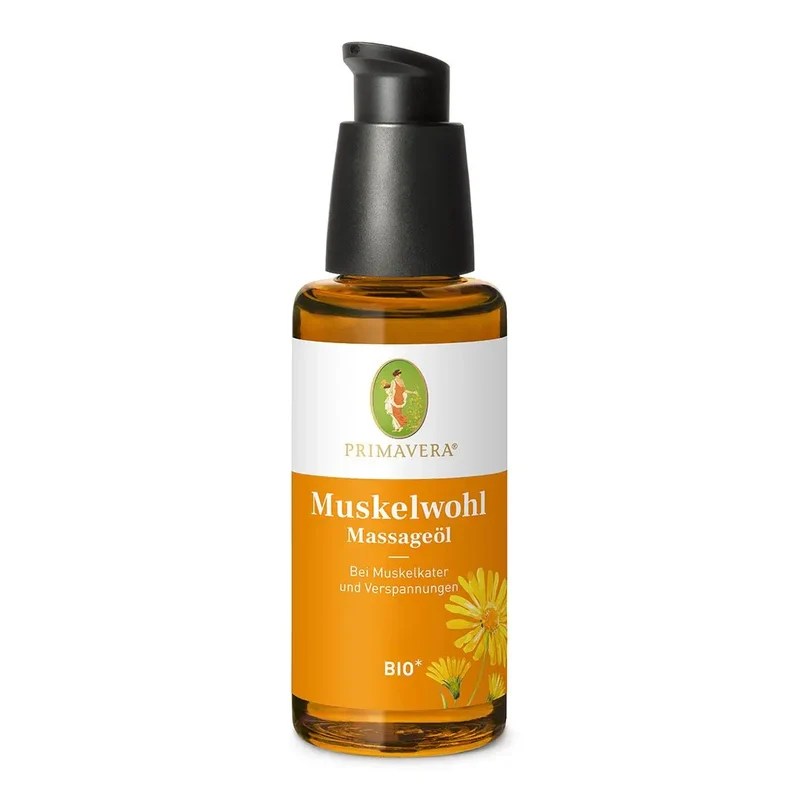 Primavera Muskelwohl Massageöl bio, 50ml