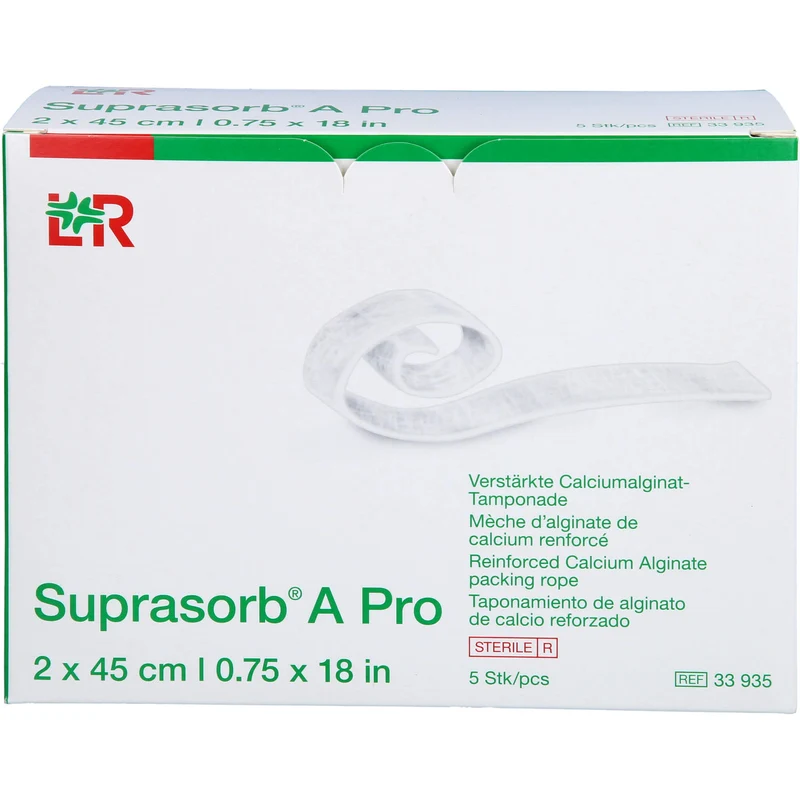 Suprasorb A Pro Calciumalginat Tamponade, 5 St. Tamponaden