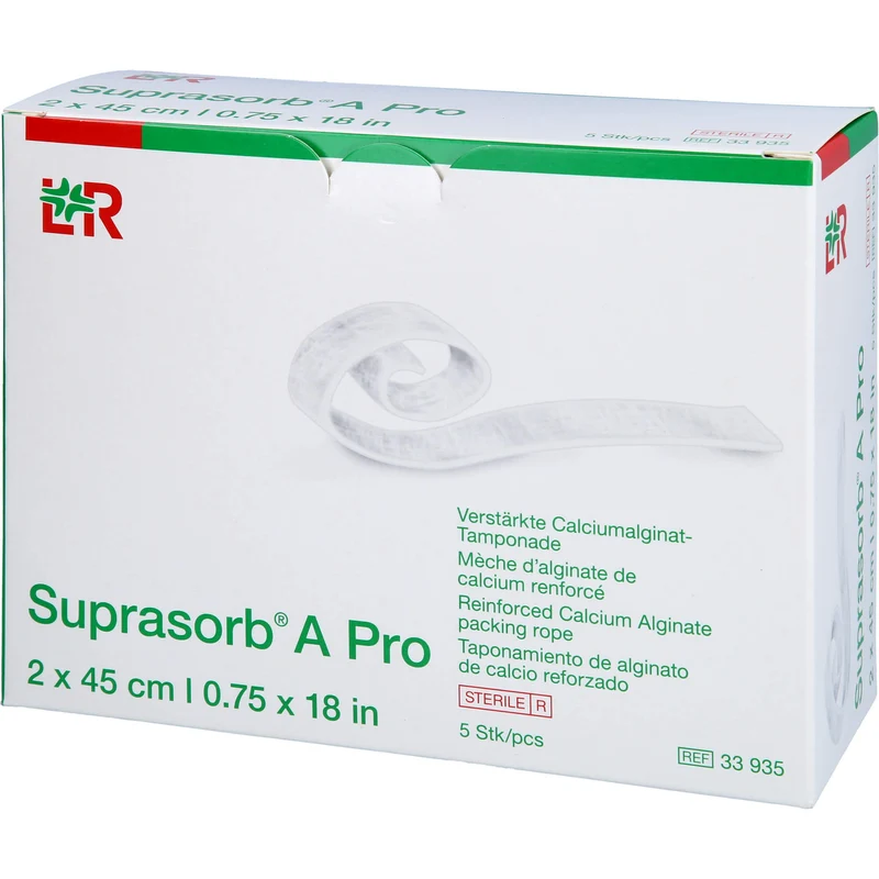 Suprasorb A Pro Calciumalginat Tamponade, 5 St. Tamponaden