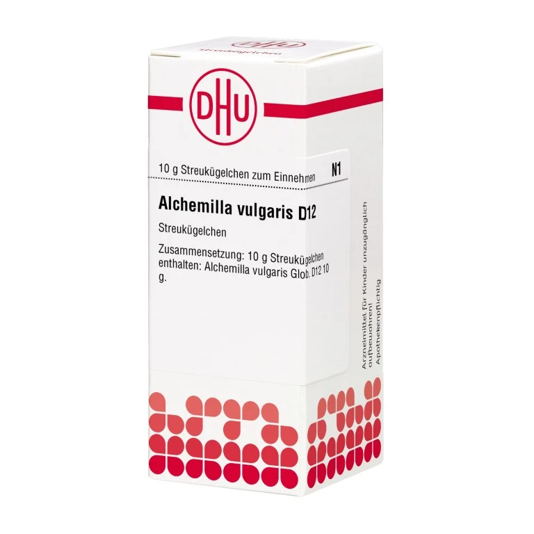 DHU Alchemilla vulgaris D12 Globuli, 10 g Globuli
