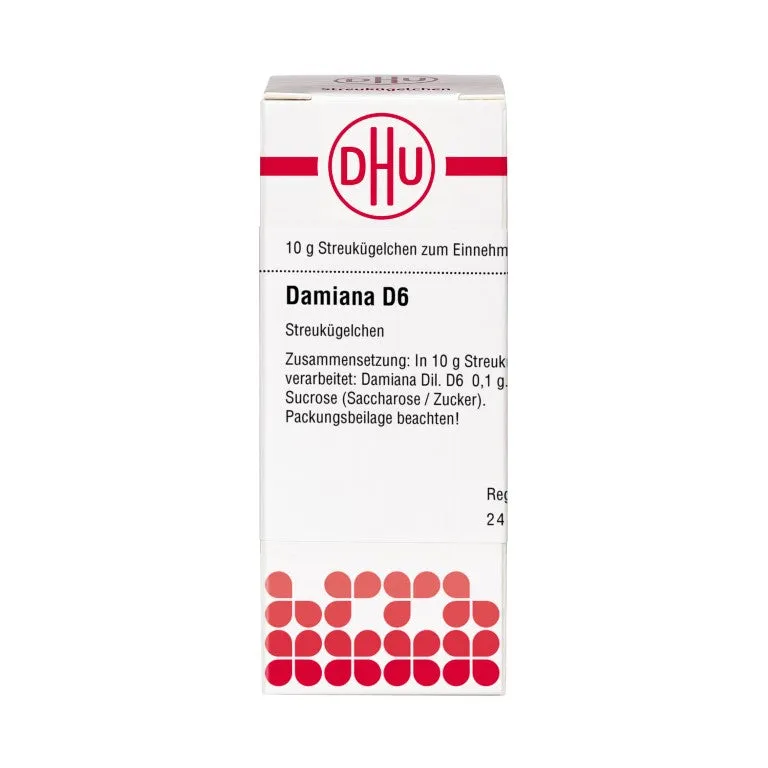 DHU Damiana D6 Globuli, 10 g Globuli