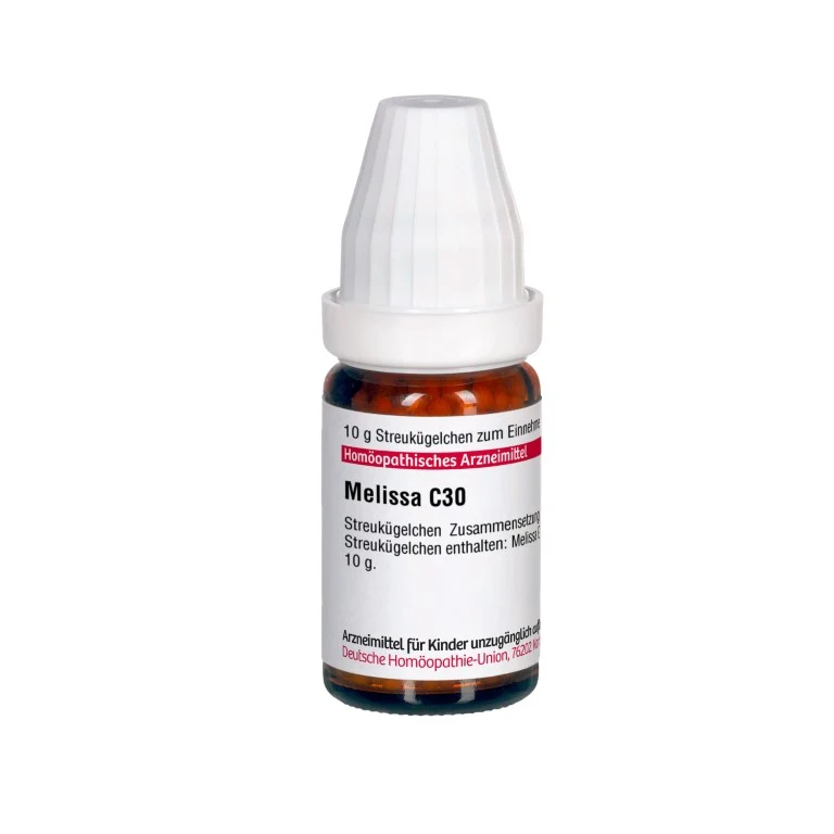 DHU Melissa C30 Globuli, 10 g Globuli