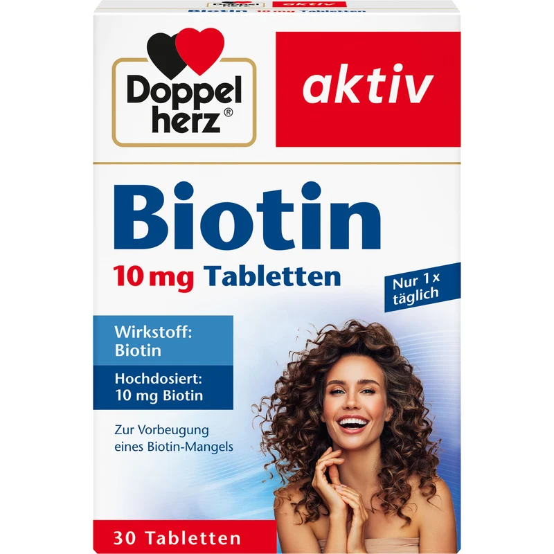 Doppelherz aktiv Biotin 10 mg Tabletten, 30 St. Tabletten