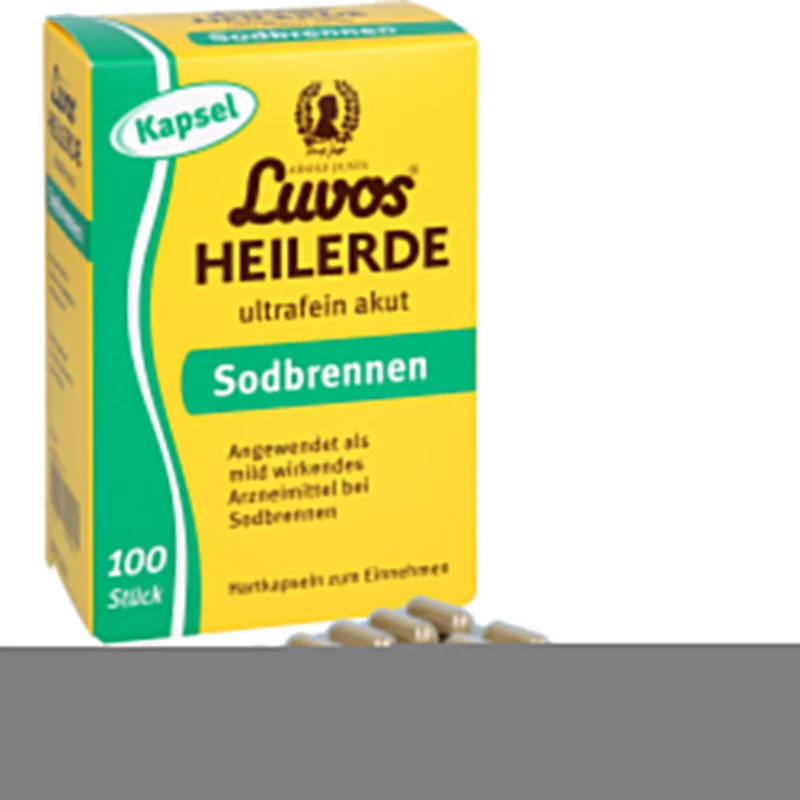 Luvos Heilerde ultrafein akut Kapseln bei Sodbrennen, 100 St. Kapseln