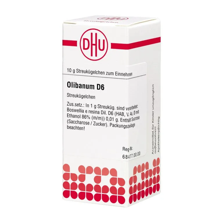 Olibanum D6 DHU Globuli, 10 g GLO