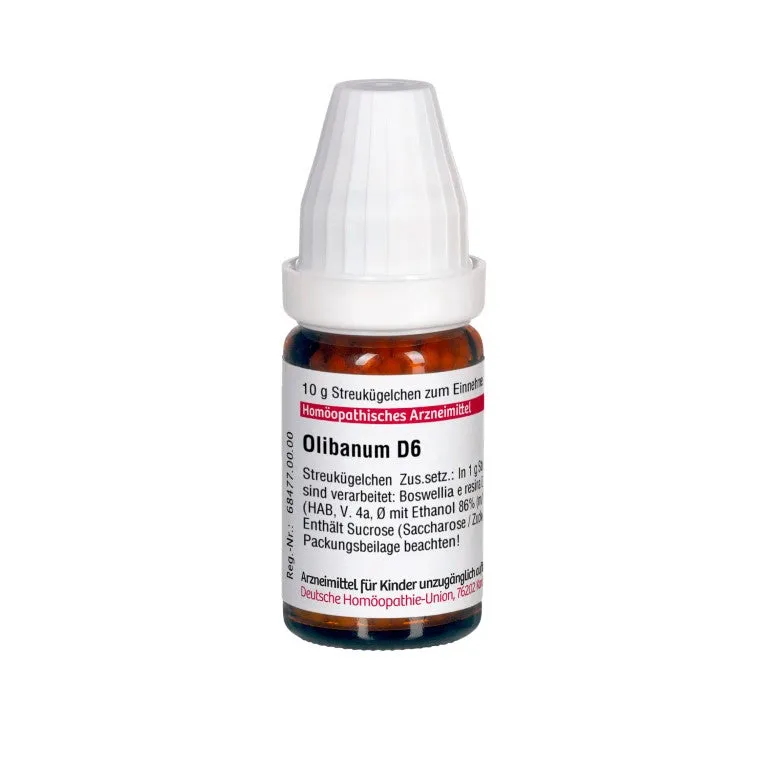Olibanum D6 DHU Globuli, 10 g GLO
