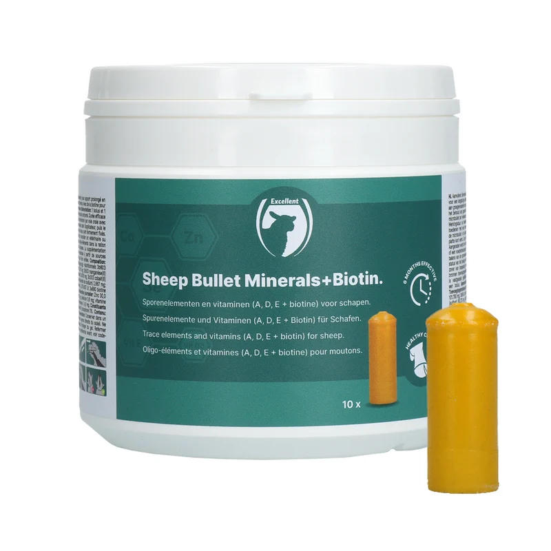 Excellent Sheep Bullet Minerals + Biotin