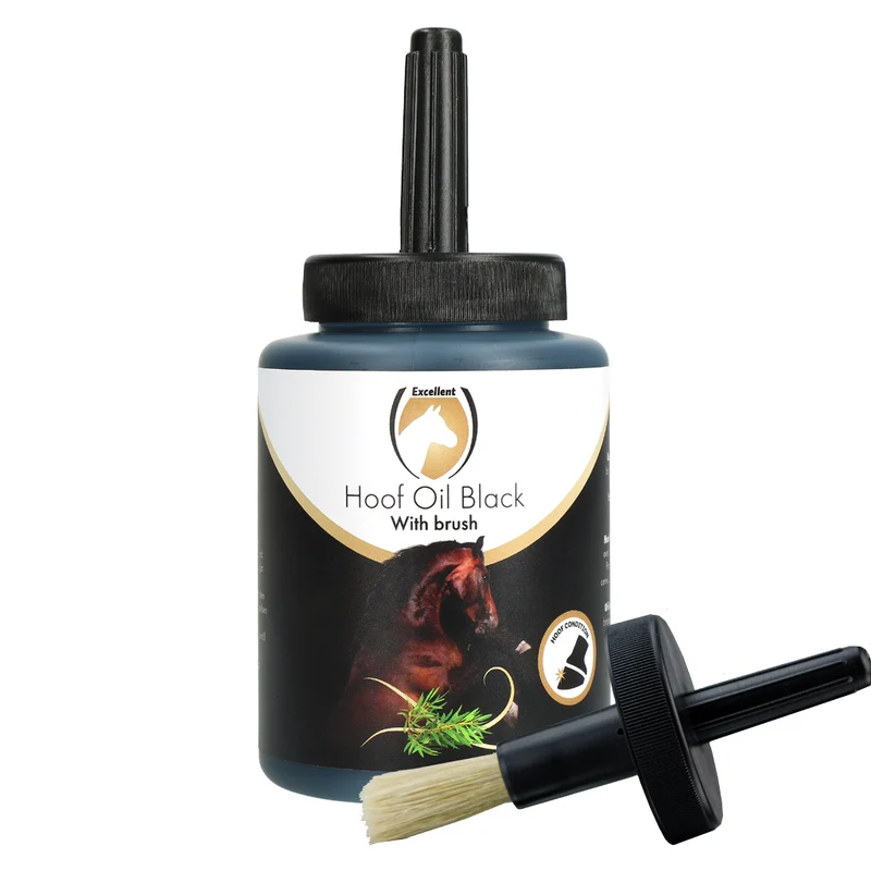 Excellent Horse Hoof Oil Black (with brush)