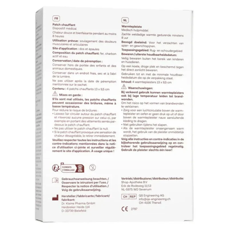 Redcare Wärmepflaster, 4 St. Pflaster