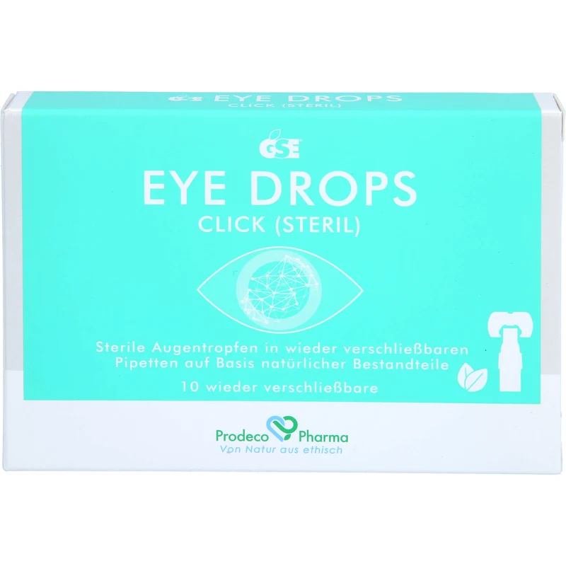GSE Eye Drops Click, 10 St. Einzeldosispipetten