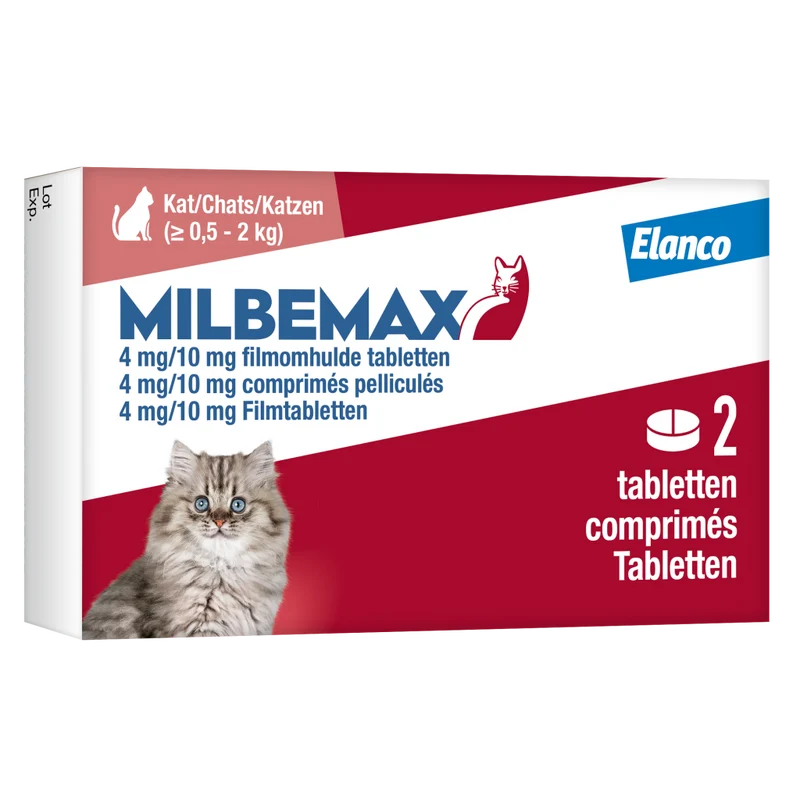 Milbemax Tabletten Kitten/Kat Klein R 0,5-2kg